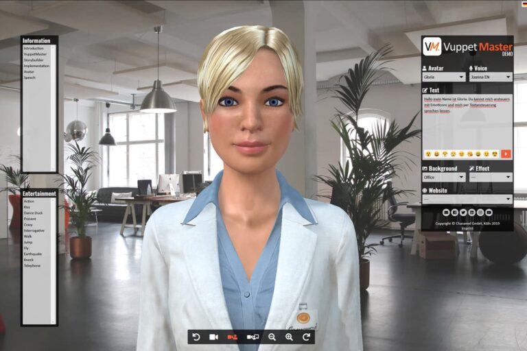 Terminvereinbarung mit Avatar